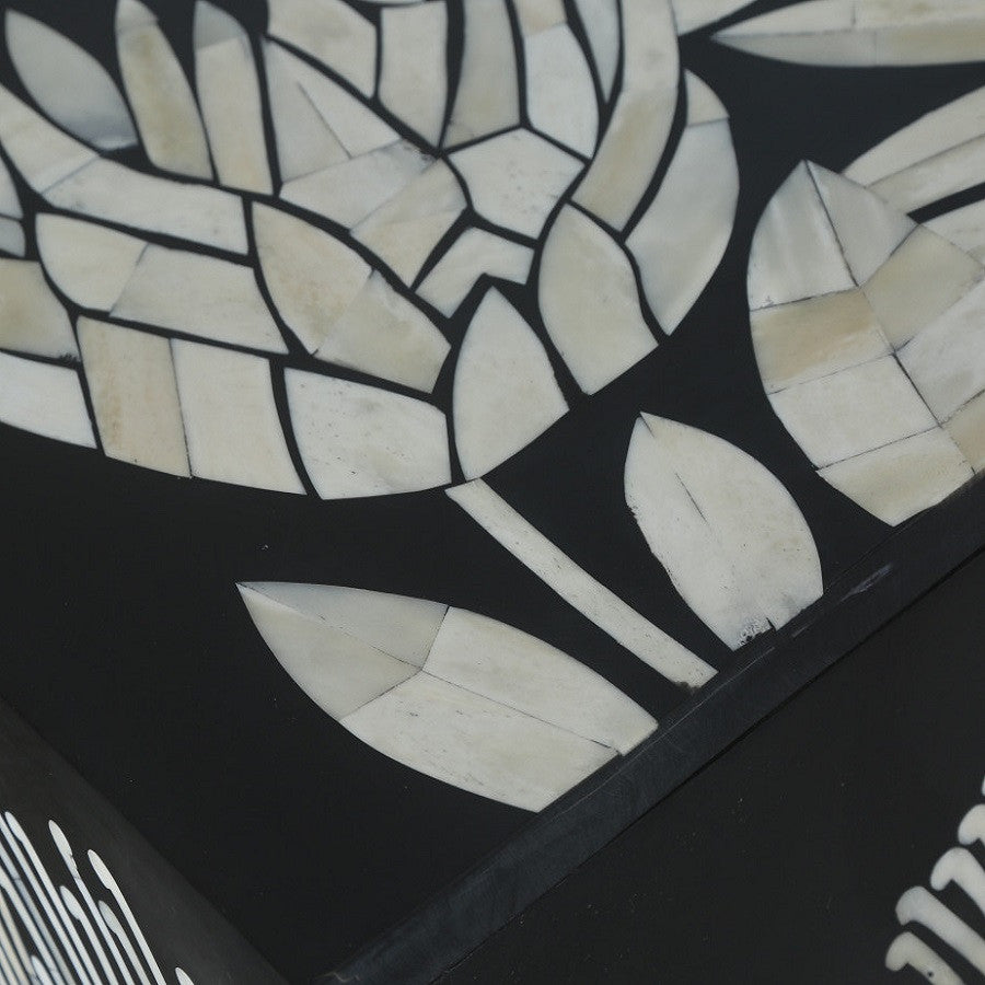 Bone Inlay Bar Cabinet : Protea Bone Inlay Bar Cabinet : Protea