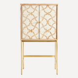 Bone & Timber Inlay Bar Cabinet : Fantail : Natural Bone & Timber Inlay Bar Cabinet : Fantail : Natural