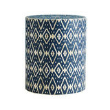 Bone Inlay Side Table : Patola : Indigo Bone Inlay Side Table : Patola : Indigo