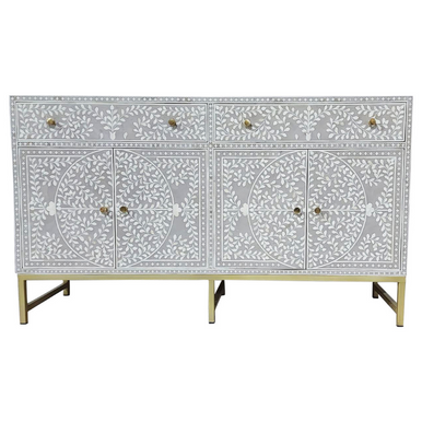 Bone Inlay 2 Door Buffet : Liana : Grey