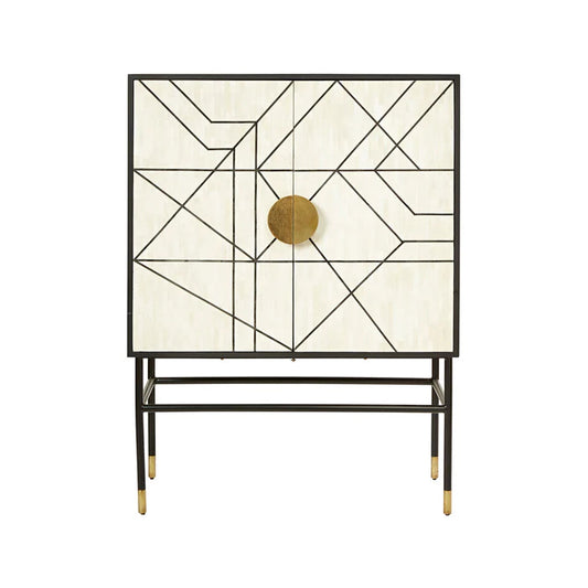 Bone Inlay Bar Cabinet : Abstract