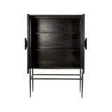 Bone Inlay Bar Cabinet :  Abstract : Black & White Bone Inlay Bar Cabinet :  Abstract : Black & White