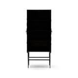 Bone Inlay Bar Cabinet :  Abstract : Black & White Bone Inlay Bar Cabinet :  Abstract : Black & White