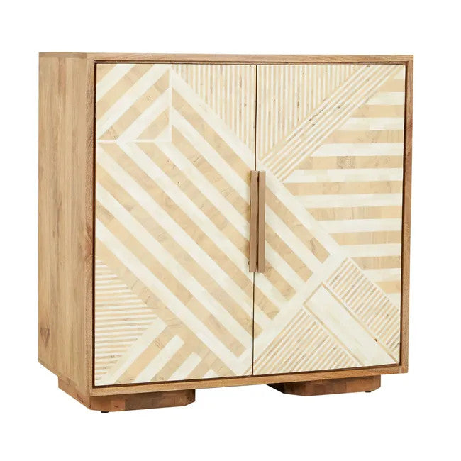 Bone Inlay Cabinet : Abstract : Natural Bone Inlay Cabinet : Abstract : Natural