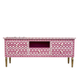 Bone Inlay TV Sideboard : Hexafloral Bone Inlay TV Sideboard : Hexafloral