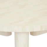Bone Inlay Round Coffee Table : Brickwork : Natural Bone Inlay Round Coffee Table : Brickwork : Natural
