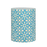 Bone Inlay Side Table : Zelliges : Blue Bone Inlay Side Table : Zelliges : Blue