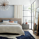 Bone Inlay Floor Mirror : Two-Tone Bone Inlay Floor Mirror : Two-Tone