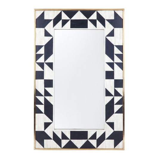 Bone Inlay Arrows Wall Mirror