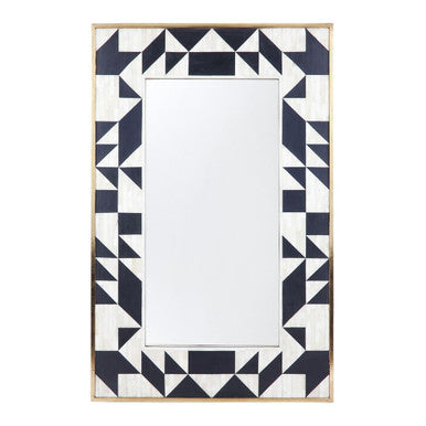 Bone Inlay Arrows Wall Mirror