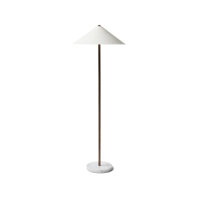 Sentinel Floor Lamp : White Marble Base