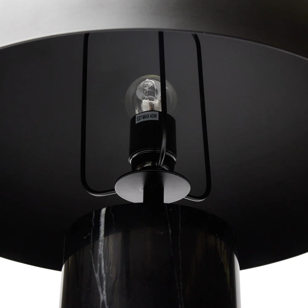 Marble Table Lamp : Black Marble Table Lamp : Black