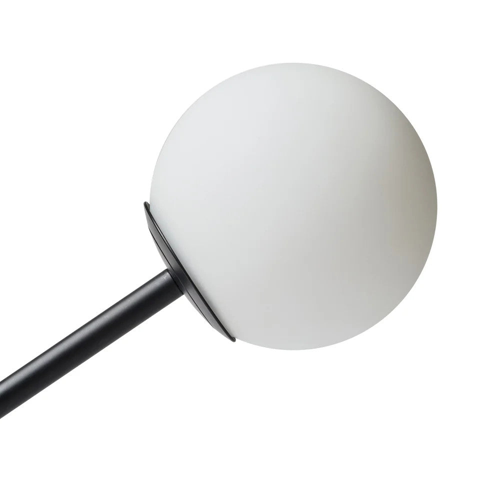 Sleek Floor Lamp : Black Marble Base Sleek Floor Lamp : Black Marble Base