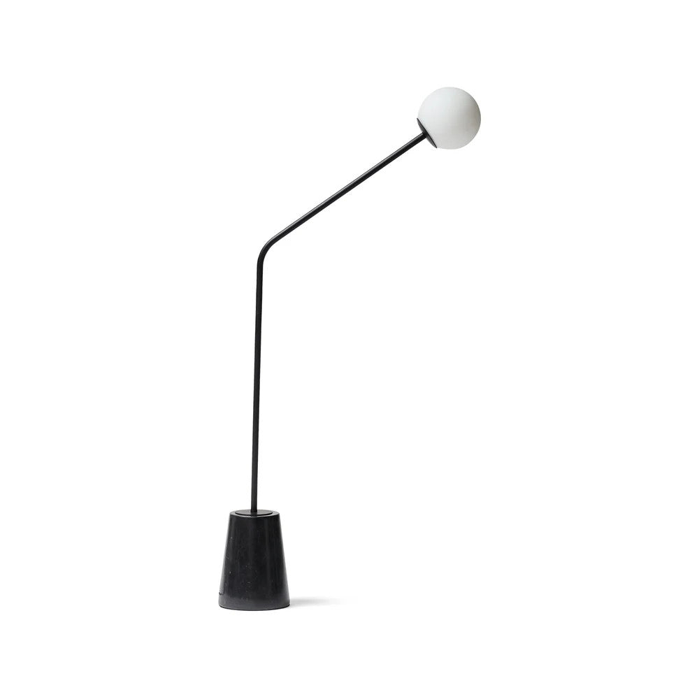 Sleek Floor Lamp : Black Marble Base Sleek Floor Lamp : Black Marble Base
