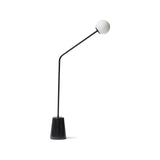 Sleek Floor Lamp : Black Marble Base Sleek Floor Lamp : Black Marble Base
