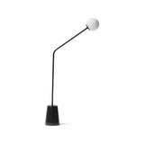 Sleek Floor Lamp : Black Marble Base Sleek Floor Lamp : Black Marble Base