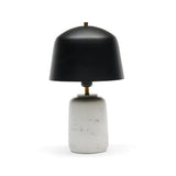 Marble Lamp with Matte Metal Shade Marble Lamp with Matte Metal Shade