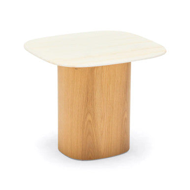Marble Side Table : Natural