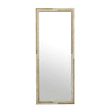 Bone Inlay Tall Mirror : Natural & White Bone Inlay Tall Mirror : Natural & White