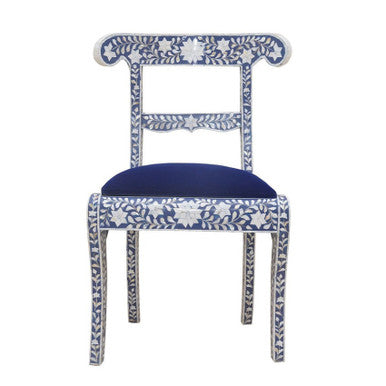Bone Inlay Dining Chair : Floral