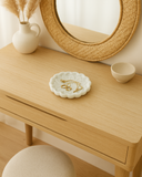 Marble Bowl : Gerbera : White Marble Bowl : Gerbera : White