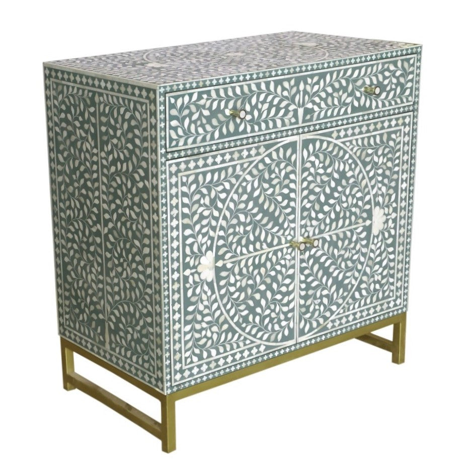 Bone Inlay Cabinet : Liana : Eucalyptus Bone Inlay Cabinet : Liana : Eucalyptus