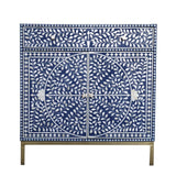 Bone Inlay Cabinet : Liana : Indigo Bone Inlay Cabinet : Liana : Indigo
