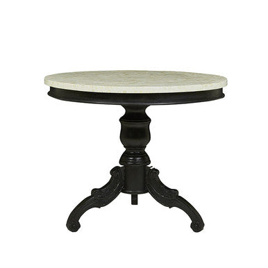 Bone Inlay Dining Table with French Base