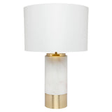 Marble Lamp with Brass Base Marble Lamp with Brass Base