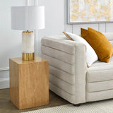 Marble Lamp with Brass Base Marble Lamp with Brass Base