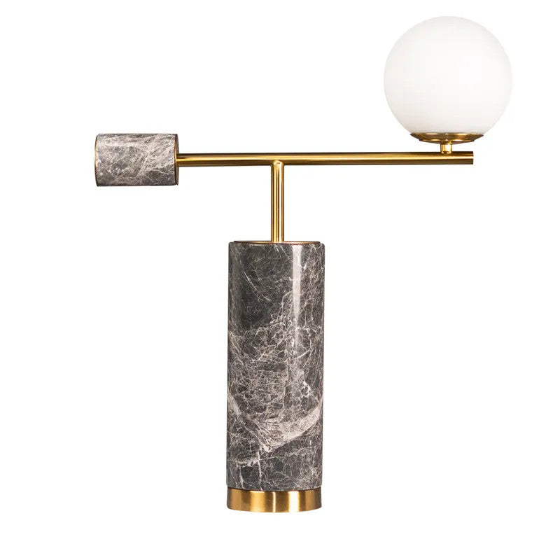 Marble Lamp : Grey Marble Lamp : Grey