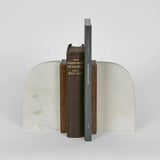 Marble Bookend with Timber Marble Bookend with Timber