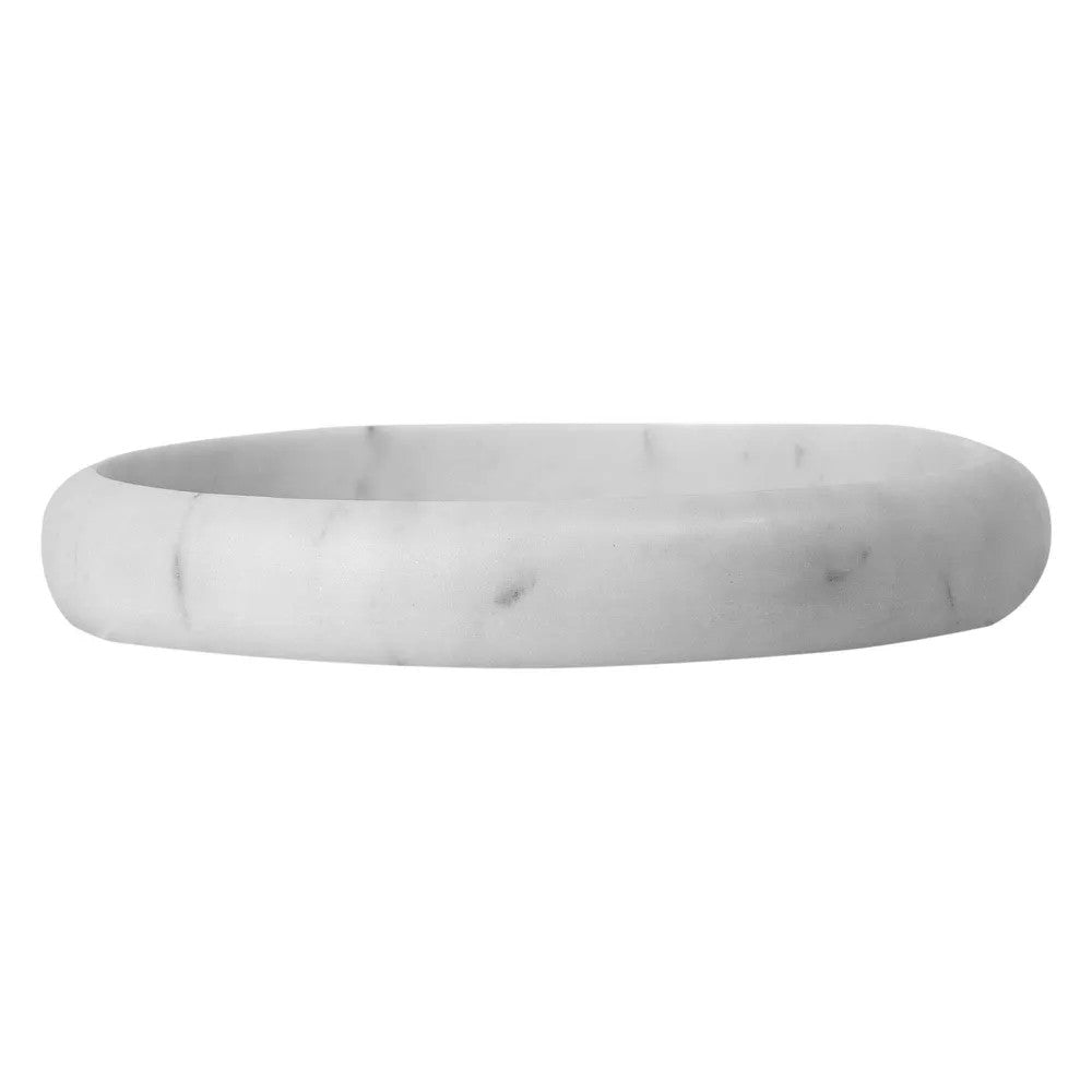 Marble Tray: Milana : White Marble Tray: Milana : White