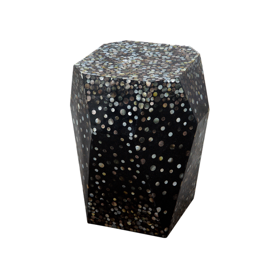 Mother of Pearl Inlay Side Table : Celest