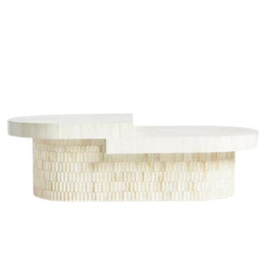 Askew Bone Rectangular Coffee Table