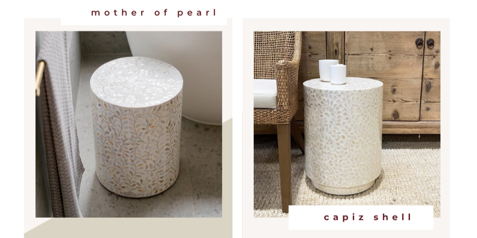 Capiz or Mother of Pearl? Choose the Better Inlay