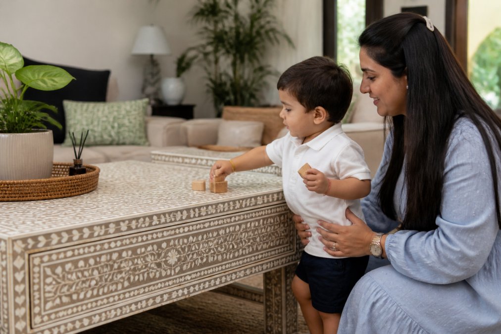 Is Bone Inlay Furniture Durable for Families?