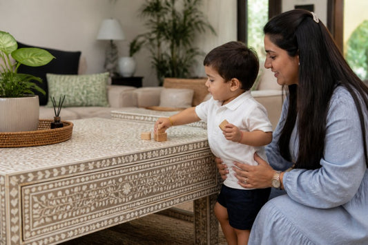 Is Bone Inlay Furniture Durable for Families?