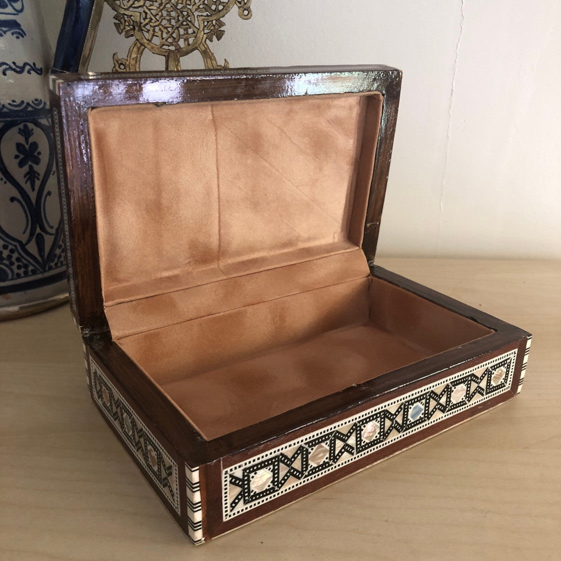 Moroccan Mother of Pearl Inlay Box