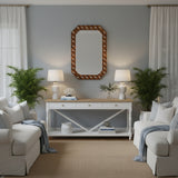 Bone & Timber Mirror : Moghul Bloom