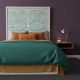 Bone or Mother of Pearl Inlay Square Bedhead