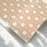 Bone Inlay 4 Drawer Chest : Hexafloral : Rose