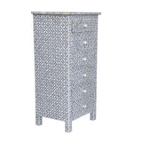 Bone Inlay Tallboy : Starburst : Grey