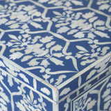 Bone Inlay 7 Drawer Chest : Ogee : Denim