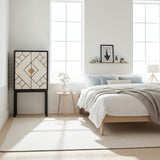 Bone Inlay Bar Cabinet : Brickwork : Black & White