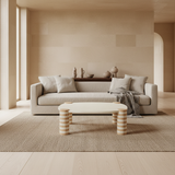 Bone Inlay Square Coffee Table : Brickwork : Natural