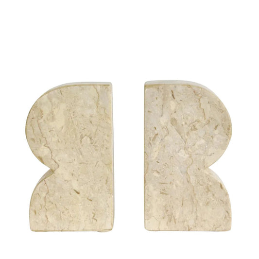 Marble Bookend : Cream