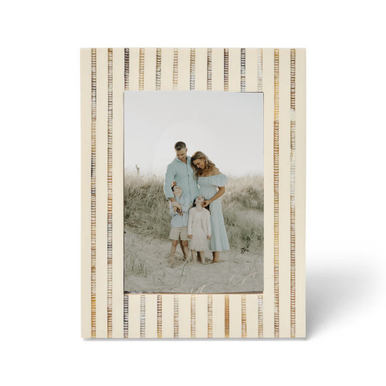 Horn Inlay Picture Frame : Natural