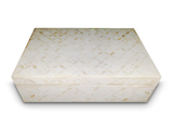 Bone Inlay Box : Starburst : White