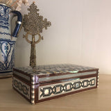 Moroccan Mother of Pearl Inlay Box Medium